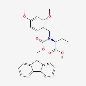 N-[(2,4-Dimethoxyphenyl)methyl]-N-[(9H-fluoren-9-ylmethoxy)carbonyl]-L-valine