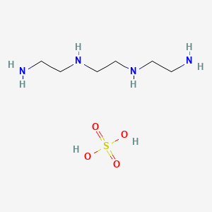 molecular formula C6H20N4O4S B12330230 Triethylenetetramine disulfate dihydrate CAS No. 25291-67-2