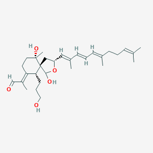 molecular formula C30H46O5 B1233024 Iridotectoral A 