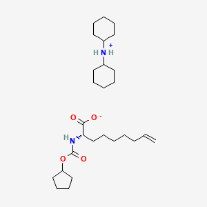 (S)-2-(((Cyclopentyloxy)carbonyl)amino)non-8-enoicaciddicyclohexyl-aminesalt