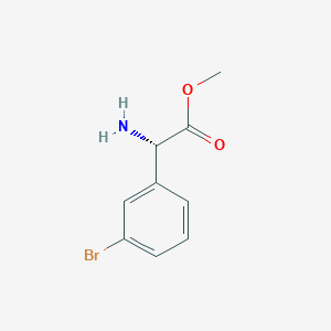 methyl (2S)-2-amino-2-(3-bromophenyl)acetate