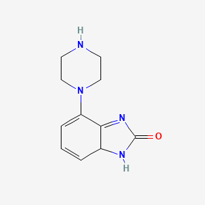 4-Piperazin-1-yl-1,7a-dihydrobenzimidazol-2-one