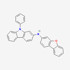 9H-Carbazol-2-amine, N-3-dibenzofuranyl-9-phenyl-