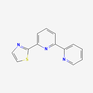 molecular formula C13H9N3S B12330307 2,2'-Bipyridine, 6-(2-thiazolyl)- 