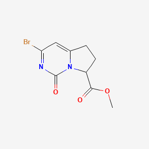 Methyl 3-bromo-1-oxo-1,5,6,7-tetrahydropyrrolo[1,2-c]pyrimidine-7-carboxylate