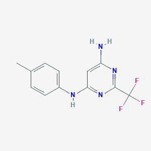 N4-(p-tolyl)-2-(trifluoromethyl)pyrimidine-4,6-diamine