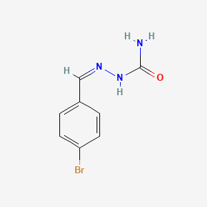 molecular formula C8H8BrN3O B1233035 4-Bromobenzaldehydesemicarbazone 