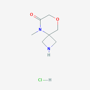 5-Methyl-8-oxa-2,5-diaza-spiro[3.5]nonan-6-one; hydrochloride