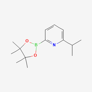 2-Isopropyl-6-(4,4,5,5-tetramethyl-1,3,2-dioxaborolan-2-YL)pyridine