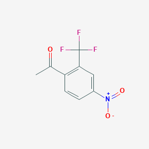 1-(4-Nitro-2-(trifluoromethyl)phenyl)ethanone