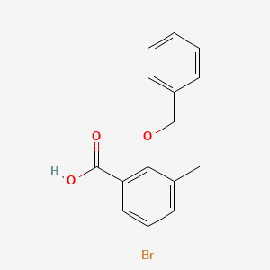 2-(Benzyloxy)-5-bromo-3-methylbenzoic acid