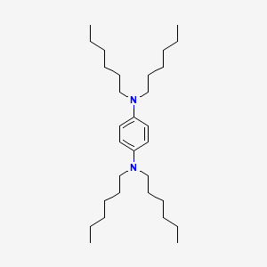 N~1~,N~1~,N~4~,N~4~-Tetrahexylbenzene-1,4-diamine