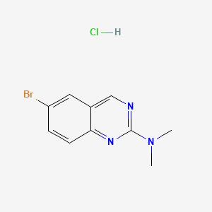 6-Bromo-N,N-dimethylquinazolin-2-amine hydrochloride