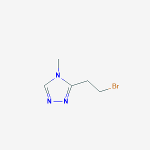 3-(2-Bromoethyl)-4-methyl-4H-1,2,4-triazole