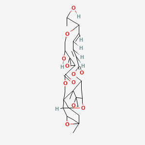 molecular formula C29H38O11 B1233060 Trichothecene deriv. 