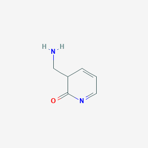 molecular formula C6H8N2O B12330638 3-(Aminomethyl)pyridin-2(3H)-one 