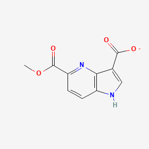 1H-Pyrrolo[3,2-b]pyridine-3,5-dicarboxylic acid, 5-methyl ester