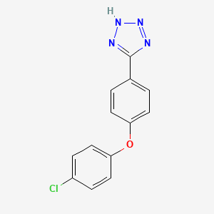 2H-Tetrazole, 5-[4-(4-chlorophenoxy)phenyl]-