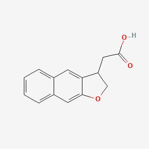 molecular formula C14H12O3 B12330713 2,3-Dihydronaphtho[2,3-b]furan-3-acetic Acid CAS No. 2070896-40-9