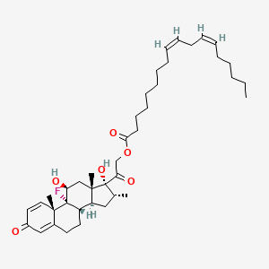 molecular formula C40H59FO6 B1233072 Dexamethasone linoleate CAS No. 39026-39-6