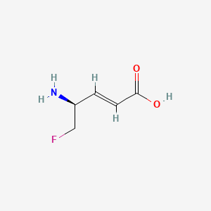 molecular formula C5H8FNO2 B1233074 4-Amino-5-fluoropent-2-enoic acid CAS No. 98212-93-2