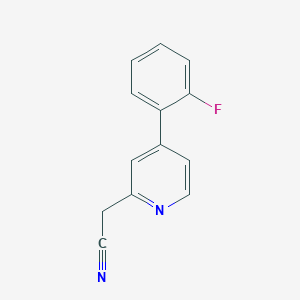 4-(2-Fluorophenyl)-2-pyridineacetonitrile