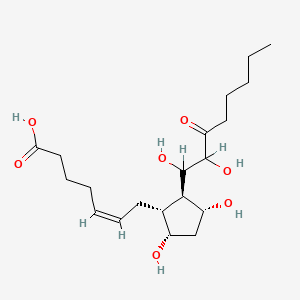 molecular formula C20H34O7 B1233076 13,14-Dioh-15-keto-pgf2alpha CAS No. 69536-60-3