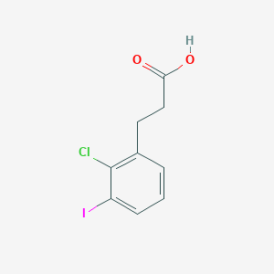 Benzenepropanoic acid, 2-chloro-3-iodo-