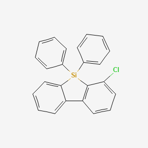 5H-Dibenzo[b,d]silole, 4-chloro-5,5-diphenyl-