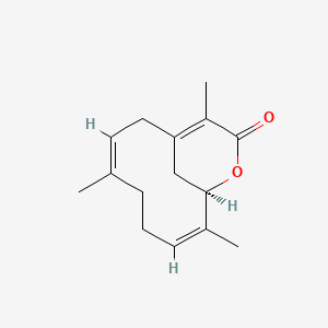 molecular formula C15H20O2 B1233086 Cauleslactone CAS No. 63426-84-6