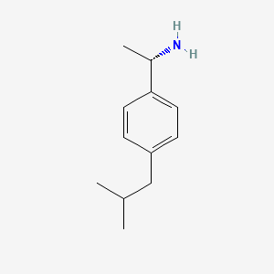 Benzenemethanamine, alpha-methyl-4-(2-methylpropyl)-, (S)-(9CI)