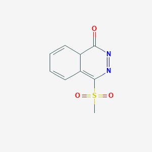 molecular formula C9H8N2O3S B12330869 4-methylsulfonyl-8aH-phthalazin-1-one 