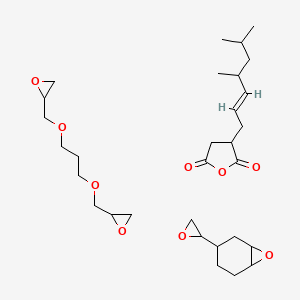 3-[(E)-4,6-dimethylhept-2-enyl]oxolane-2,5-dione;2-[3-(oxiran-2-ylmethoxy)propoxymethyl]oxirane;3-(oxiran-2-yl)-7-oxabicyclo[4.1.0]heptane