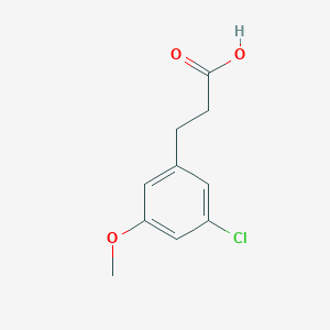 Benzenepropanoic acid, 3-chloro-5-methoxy-