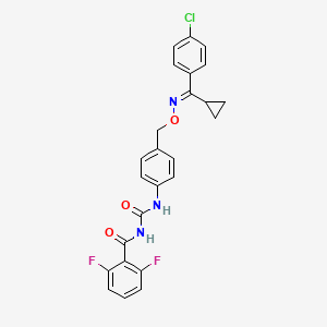 molecular formula C25H20ClF2N3O3 B1233095 Flucycloxuron CAS No. 94050-52-9