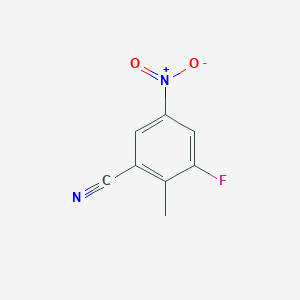 3-Fluoro-2-methyl-5-nitrobenzonitrile