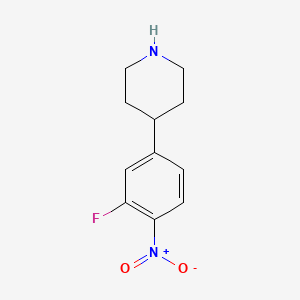 4-(3-Fluoro-4-nitrophenyl)piperidine