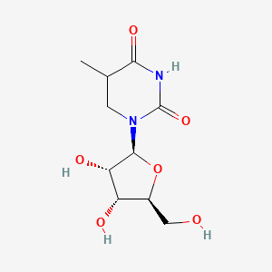 1-[(2S,3S,4R,5S)-3,4-dihydroxy-5-(hydroxymethyl)oxolan-2-yl]-5-methyl-1,3-diazinane-2,4-dione