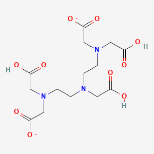 molecular formula C14H21N3O10-2 B1233099 Pentetate(2-) 