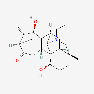 molecular formula C22H31NO3 B1233102 Zongorine 