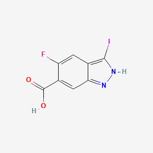 5-fluoro-3-iodo-2H-indazole-6-carboxylic acid