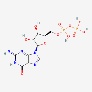 [(2R,3S,4R,5R)-3,4-dihydroxy-5-(2-imino-6-oxo-5H-purin-9-yl)oxolan-2-yl]methyl phosphono hydrogen phosphate