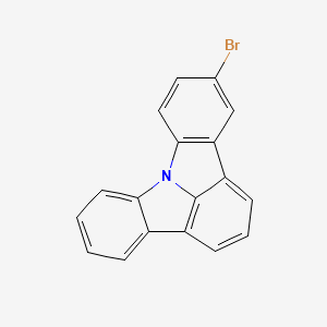 molecular formula C18H10BrN B12331035 5-Bromoindolo[3,2,1-jk]carbazole 