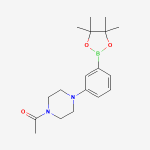 2-(3-(4-Acetylpiperazin-1-yl)phenyl)-4,4,5,5-tetramethyl-1,3,2-dioxaborolane