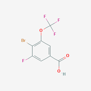 4-Bromo-3-fluoro-5-(trifluoromethoxy)benzoic acid