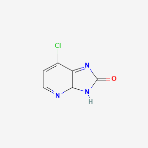 molecular formula C6H4ClN3O B12331078 7-Chloro-3,3a-dihydroimidazo[4,5-b]pyridin-2-one 