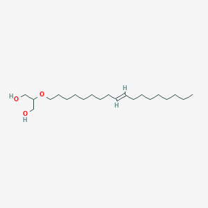molecular formula C21H42O3 B1233108 2-[(E)-octadec-9-enoxy]propane-1,3-diol 
