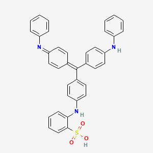 Benzenesulfonic acid, [[4-[[4-(phenylamino)phenyl][4-(phenylimino)-2,5-cyclohexadien-1-ylidene]methyl]phenyl]amino]-