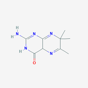 4(3H)-Pteridinone, 2-amino-7,8-dihydro-6,7,7-trimethyl-