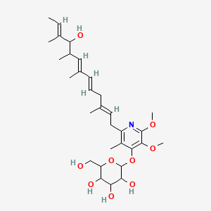molecular formula C31H47NO9 B1233111 Glucopiericidin B CAS No. 108073-61-6